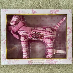 PINK x LoveShackFancy Collab Medium Stuffed Dog - Limited Edition; SOLD OUT